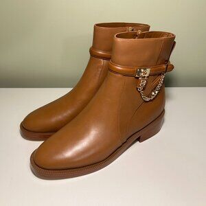 Michael Kors Hamilton Embellished Leather Ankle Boot